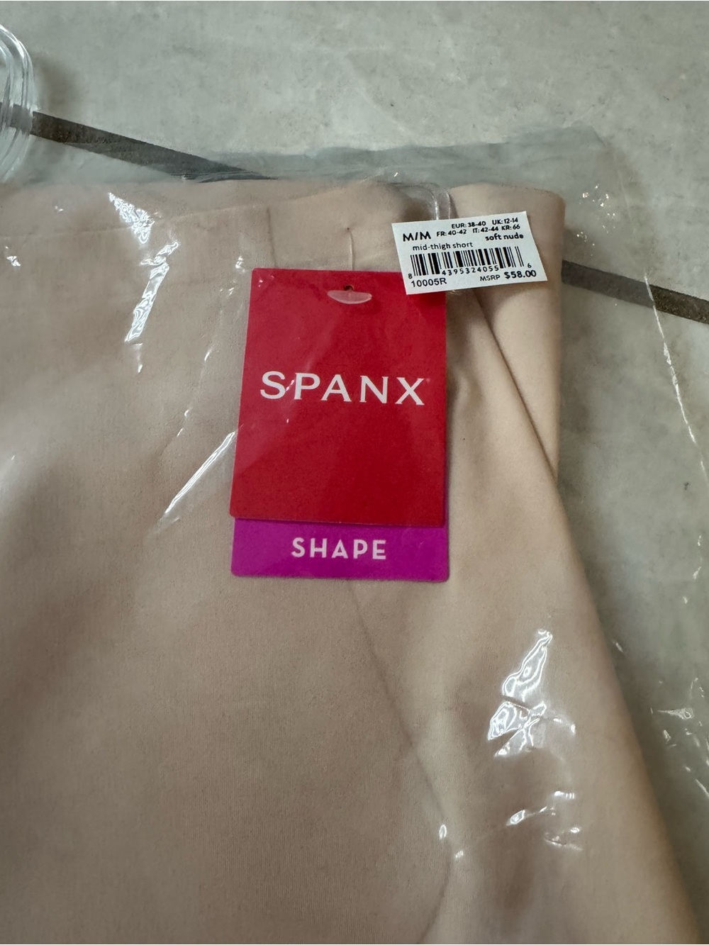 SPANX Soft Nude Shaping Shorts-NWT - Picture 2 of 2